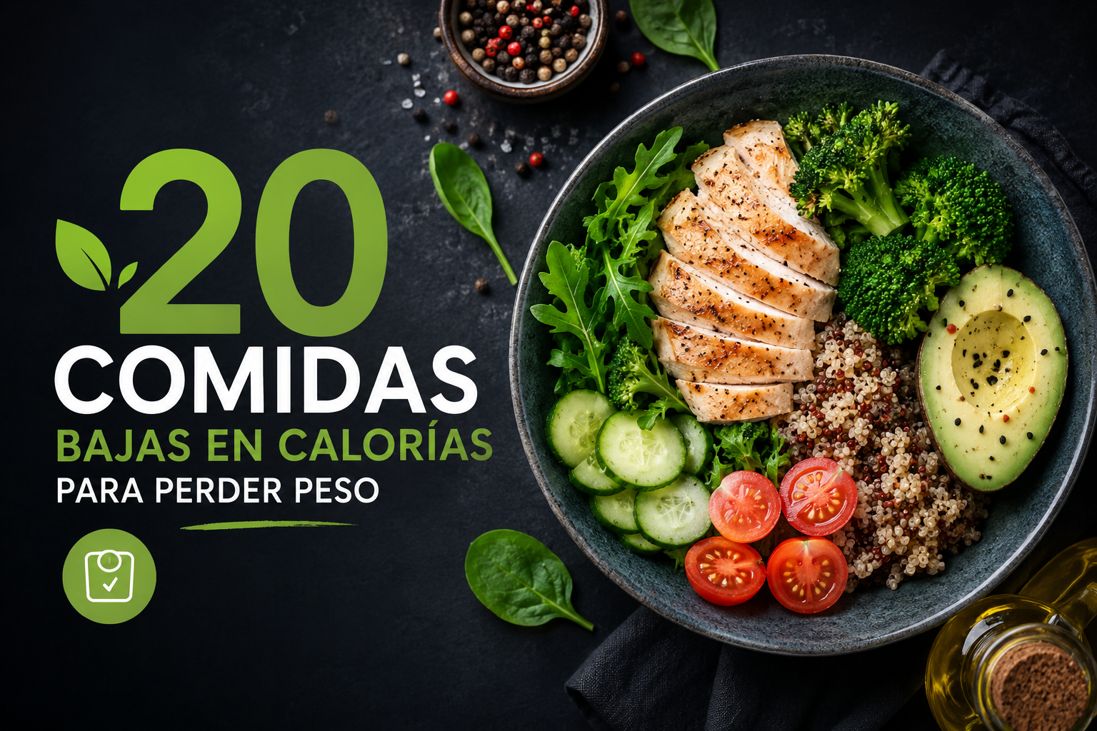Comidas bajas en calorías para perder peso