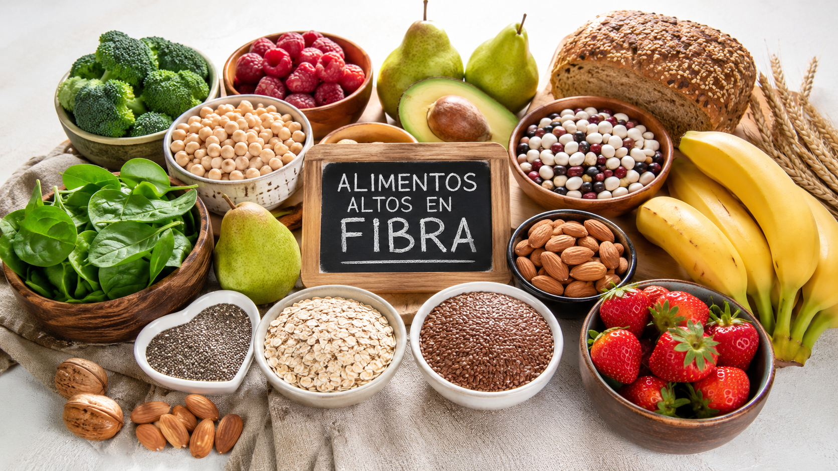 Alimentos ricos en fibra