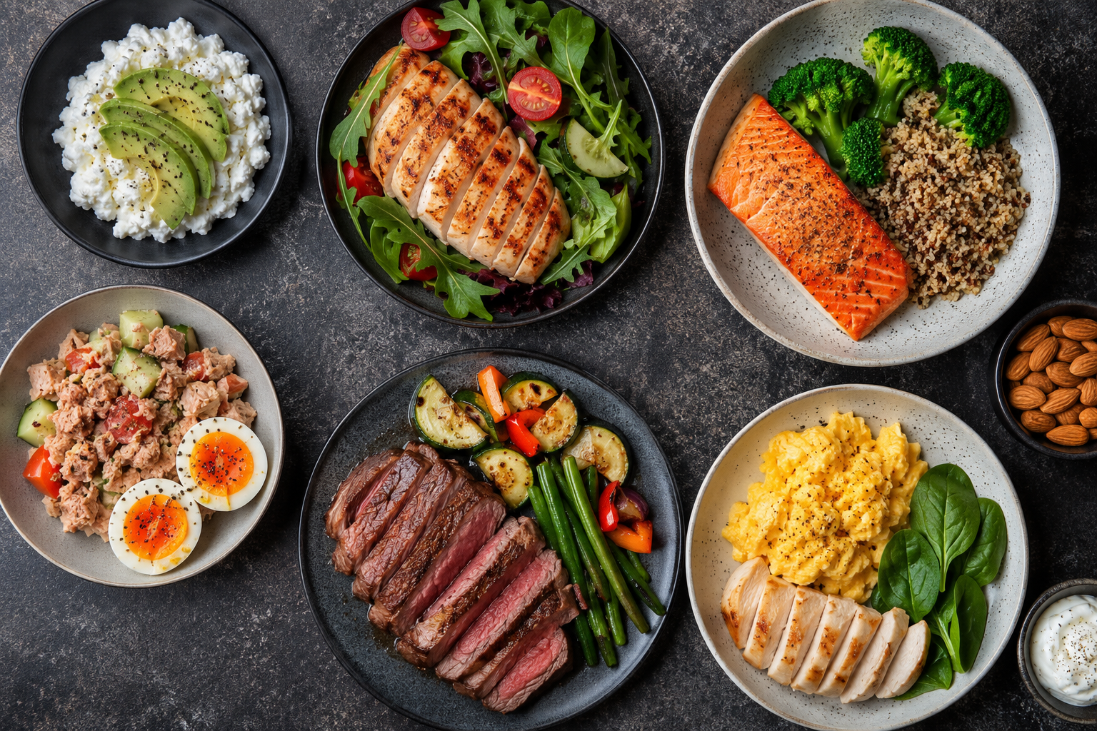 Recetas altas en proteína